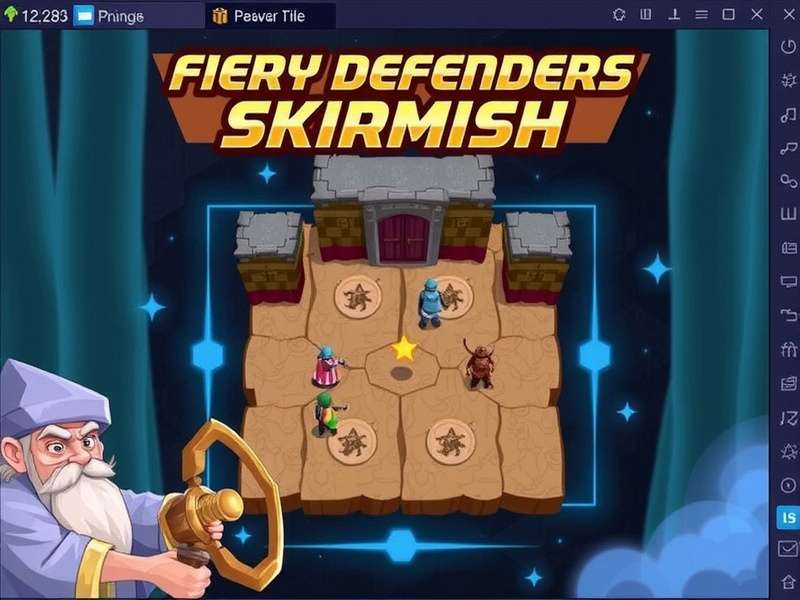 Fiery Defenders Skirmish gameplay screenshot